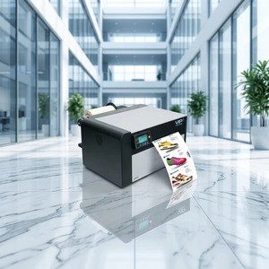 Équipement d'impression numérique d'étiquettes multicolores CMYK à base d'eau pour usage commercial, imprimante jet d'encre rouleau à rouleau pour autocollants avec 5 cartouches d'encre - Product Image 2