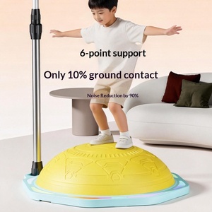 Bola de Equilibrio Semicircular Antiexplosión con Apoyo para Brazos y Pies para Niños, Ideal para Yoga, Pilates y Fitness en Casa - Product Image 3