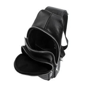 Bolso Bandolera Inteligente Impermeable de Cuero Genuino, Estilo Ejecutivo, Antirrobo, para Viajes, con Huella Dactilar - Product Image 3