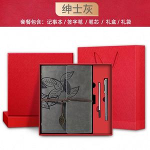 Lot de carnets A5 à couverture rigide avec stylo, porte-cartes USB, porte-cartes de visite en cuir PU, reliure cousue, cadeau d'entreprise pour professionnels - Product Image 5