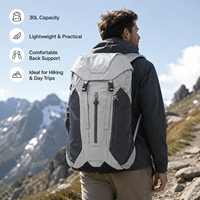 Sac à dos de randonnée imperméable 30L, résistant aux déchirures, réglable, pour trekking et camping - Offre spéciale