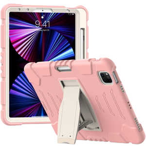 IPad Air 4/5th/Pro 11 Étui en silicone antichoc robuste de 10.9 pouces avec bandoulière - Product Image 1