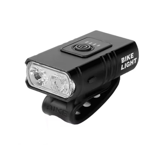 Luz <span class=keywords><strong>LED</strong></span> Delantera <span class=keywords><strong>para</strong></span> Bicicleta con Indicador de Batería, Recargable por USB, Batería Incorporada, Aleación de Aluminio, Accesorio de Ciclismo <span class=keywords><strong>para</strong></span> Conducción Nocturna - Product Image 1