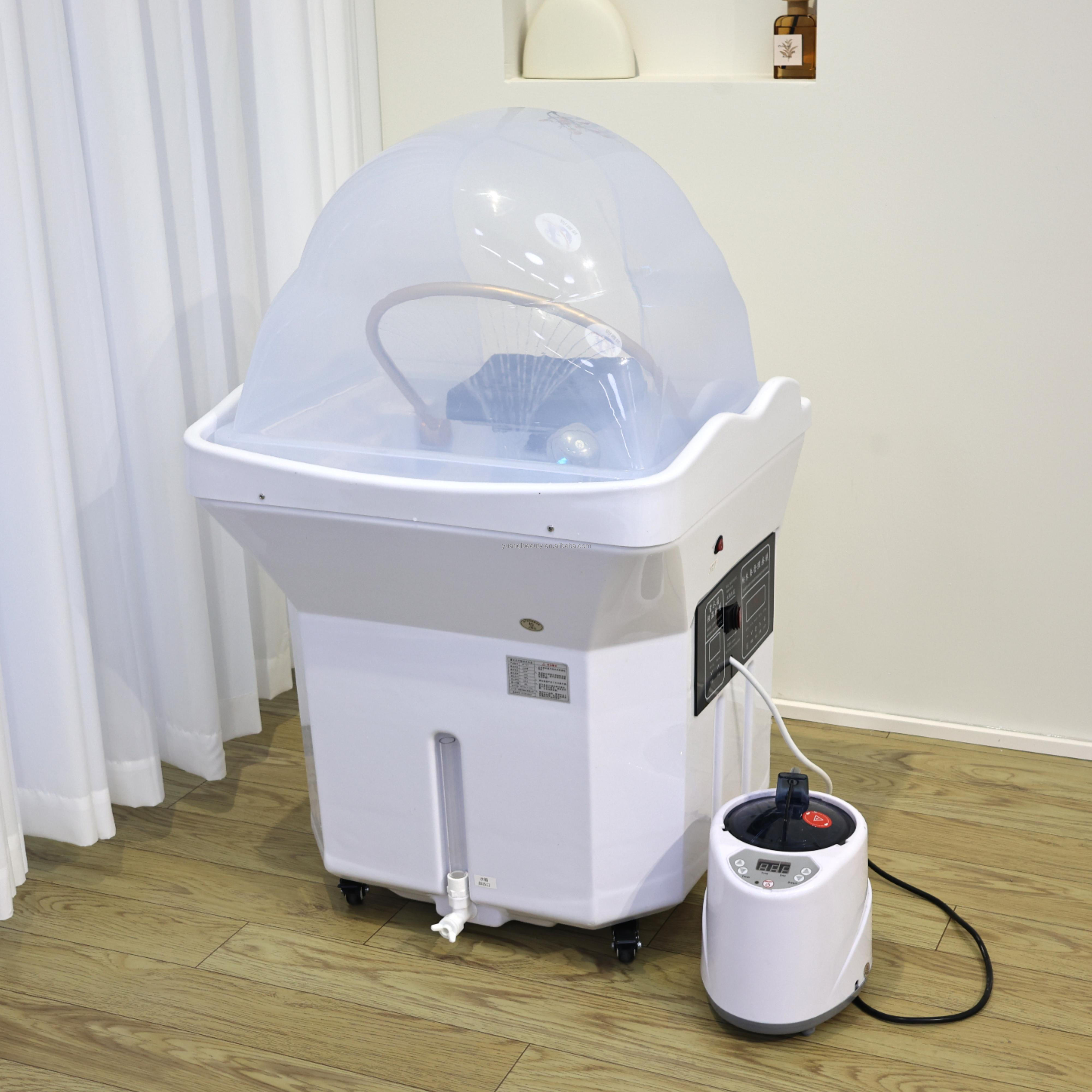 Hot Selling Multifunctional Beauty Salon Furniture Electric Shampoo Sink Ceramic Hair Wash Basin Water Circulation Equipment
