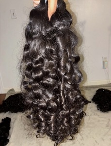 Extensions de cheveux naturels bruts de qualité supérieure, alignés sur les cuticules, du Cambodge, de 10 à 40 pouces, 100 % cheveux humains, bouclés style Caraïbes - Product Image 2