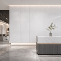 Panel de Exhibición Comercial WYRAX de Cristal de Carbono Blanco Brillante