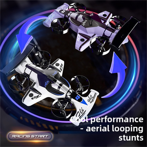 Cross-border Land Air Dual-use Four-axis Aircraft Aerobatic Drift CZ04 Two-in-one Remote Control <b>Drones</b> Plastic 1080p - Product Image 6