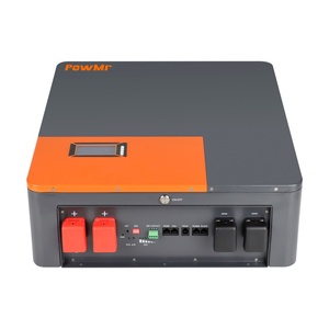 Batterie murale PowMr 100Ah 51.2V lithium-fer-phosphate 5KWh grade A + cellules de batterie batterie de stockage d'énergie - Product Image 6