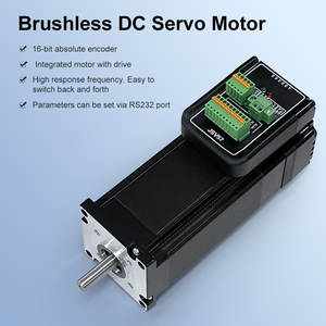 มอเตอร์ประสิทธิภาพสูงแบบไร้แปรงถ่านสามเฟส 36VDC 180W 3000RPM พร้อมตัวเข้ารหัสแบบ 16 บิตในตัว รุ่น JSV57-18V36 - Product Image 5