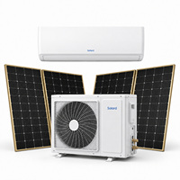 Climatiseur Solaire 3HP 24000 BTU Hybride AC/DC à Inverter Mural, Chauffage et Refroidissement par Panneau Solaire pour Usage Domestique et Commercial