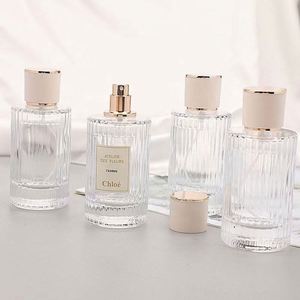 Transparent Empty 30ml 50ml Elegant Screw Refillable <b>Perfume</b> <b>Bottles</b> with Cap - Product Image 1