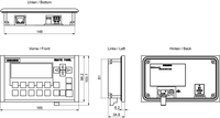 SIEMENS SIMATIC HMI KP300 Basic Mono PN Panel Écran LCD FSTN 3 pouces avec clavier 6AV6647-0AH11-3AX1