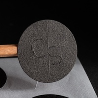 Autocollants personnalisables auto-adhésifs, autocollants gaufrés texturés, étiquettes logo gaufrées incolores pour commandes d'impression scellées