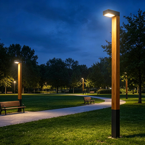 Lampe de jardin électrique LED moderne et minimaliste, étanche IP65, pour aménagement paysager, à fixer sur un poteau, 1/2/3/4/5 m - Product Image 5