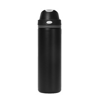 Mug isotherme en acier inoxydable 304, grande capacité, portable pour l'extérieur, double usage, tasse à fruits avec poignée de transport et couvercle pop-up