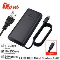 Charger Notebook Tipe C 130W US Plug untuk Adaptor Daya Laptop, Catu Daya untuk Laptop Dell HP
