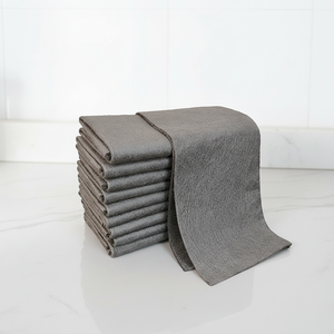 Chiffons de nettoyage en microfibre Magic Rag, essuyage très propre, sans traces, serviettes de nettoyage réutilisables en microfibre pour la cuisine, le nettoyage de la voiture - Product Image 1