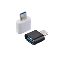Mini Adaptador USB Tipo C AC 2.0 OTG, Conector de Datos para Dispositivos Pro Mini 6/Pro Air C, Compatible con Teléfonos Móviles y PC ABS