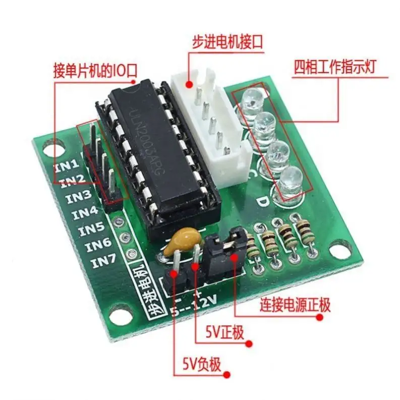 Papan uji kemudi Motor Stepper modul kontrol Motor