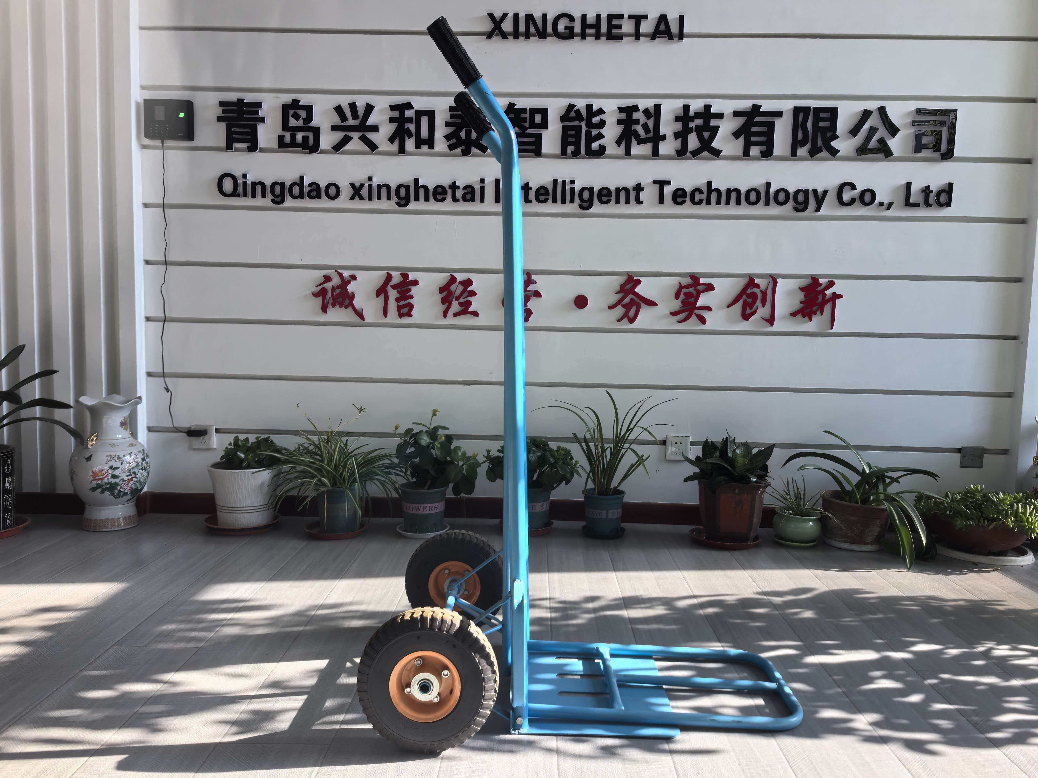 Metal Hand Trolley with 2 Wheels China Origin Customized Support OBM Frame Size 1275*614*560MM