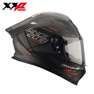 Casque de moto DOT ABS, mat, intégral, visières à dégagement rapide, XXP DRAKEN S Racing, NOUVELLE ARRIVÉE, taille M-XXL, toutes saisons - Product Image 3