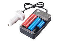 Chargeur de batterie au Lithium USB Li-ion, avec 3 fentes pour 18650/16340/14500 3.7V, RCR123