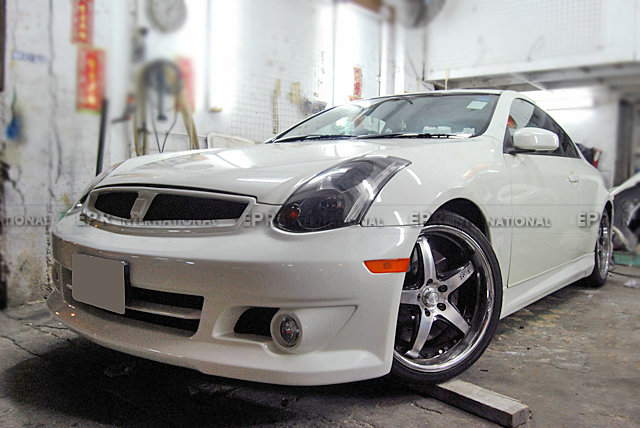 2005 infiniti g35 coupe front bumper