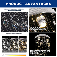 Lustres longs et grands personnalisés pour hôtel et villa, luminaires suspendus de luxe, éclairage LED, lustre en cristal pour escalier et plafond