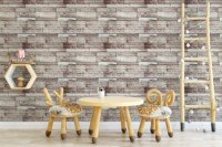 Panneaux muraux 3D en mousse moderne Happyflutewall, autocollants muraux 3D en briques, autocollants de carrelage, autocollants 3D en PVC imperméables Biboof