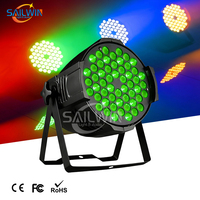 Projecteur LED PAR RGBW 3-en-1 DMX512 180W (54*3W) pour scène, DJ, discothèque, bar, fête, mariage, avec flight case – Vente en gros