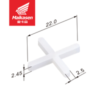 Alat Perata Ubin Tipe T Berbentuk Silang dari Plastik PE Tebal 1/1.5/2/2.5/3/4/5/6/8/10mm / Gasket Ubin Silang untuk Penempatan