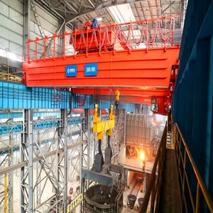 <span class=keywords><strong>Kuangshan</strong></span> thương hiệu 125/32 tấn YZ bốn dầm lò nồi Thép làm đúc cầu Trục - Product Image 6