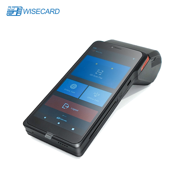 WCT- T80 Android 12 Handheld POS Terminal with Touch Screen Built-In Thermal Printer NFC Card Reader Biometric Function POS