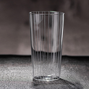 Estilo japonés <span class=keywords><strong>Kimura</strong></span> Ultra Thin Glass Grabado Colin Cup Cóctel Vaso Cerveza Beber Taza - Product Image 4