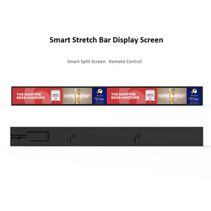 Reproductor de publicidad digital para interiores, pantalla de publicidad ancha con borde de estante, barra estirada, pantalla <span class=keywords><strong>Lcd</strong></span> para supermercado - Product Image 5