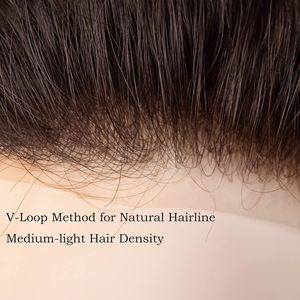 <span class=keywords><strong>B</strong></span>án Buôn Giá Sẵn Sàng Để Tàu Sản Phẩm Da Mỏng 0.06-0.08Mm Thắt Nút Con Người Tóc Củ<span class=keywords><strong>a</strong></span> Người Đàn Ông Tóc Giả Tóc Thay Thế Hệ Thống - Product Image 6