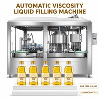 Projet clé en main : Machine de rinçage, remplissage et bouchage automatique 3-en-1 pour bouteilles en PET et en verre d'huile alimentaire liquide