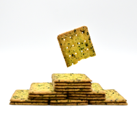 Sachets de collation saine en plastique pour biscuits croustillants salés et sucrés, 5 types de craquelins aux légumes, haute qualité, cadeau de fêtes, Camill 220G