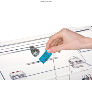 Boîte à billets de tombola en acrylique transparente, tambour à billets de tombola moderne en acrylique à manivelle pour <span class=keywords><strong>les</strong></span> jeux de loterie - Product Image 6