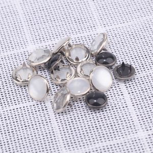 Phụ kiện may mặc OEM, hợp kim kẽm, nút bấm kim loại ngọc trai tùy chỉnh 5 chấu, nút bấm kim loại, nút bấm cho bé - Product Image 5