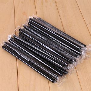 Fitur stok sekali pakai sedotan minum teleskopik bahan aman makanan PP plastik dan sedotan ramping lurus - Product Image 3