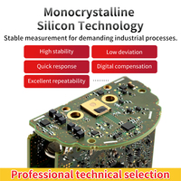 Transmetteur de pression à diaphragme plaqué or, précision 0,075 %, 4-20 mA HART RS485, programmable intelligent pour l'eau, OEM, haute stabilité
