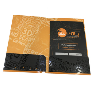 Tùy chỉnh in kinh doanh trình bày tập tin thư mục A4 giấy in ấn nổi Túi Đôi Tùy Chỉnh thư mục với logo doanh nghiệp - Product Image 2