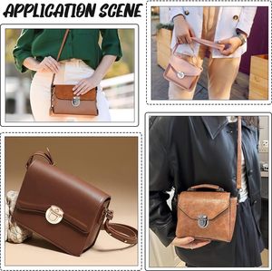 Pcs Round Purse Locks Gold <b>Metal</b> Iron Tuck Catch Buckle Fasteners Clasp <b>Wallet</b> Buckle - Product Image 5