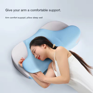 Oreiller ergonomique pour dormeurs latéraux avec trou pour le bras, oreiller en mousse à mémoire de forme pour soulager les douleurs aux épaules, <span class=keywords><strong>coussin</strong></span> de sommeil respirant - Product Image 3