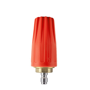 Boquilla de latón para hidrolavadora Mingou de 1/4 pulgada y 345 bares, color rojo, para lavado de autos - Product Image 1