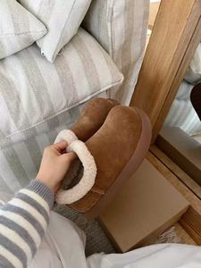 Botas de Nieve Unisex de Lujo de la Marca JiuZhou, Diseño de Botín con Suela de Goma, Parte Superior de Algodón, Transpirables y Cálidas - Product Image 3