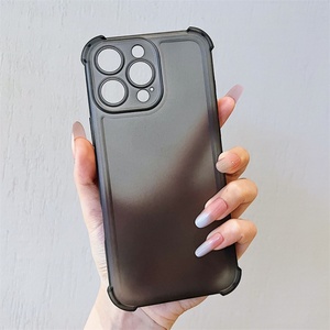 Funda Rígida Híbrida Mate Transparente de Lujo en Color Caramelo para iPhone 12 13 14 15 16 17 Pro Max, Envío Gratis - Product Image 4