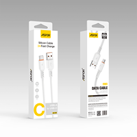 Kabel Micro USB ASPOR AC-57 Silikon Lembut 3A Pengisian Cepat & Sinkronisasi Data, Kabel Fleksibel Tahan Lama 1M untuk Ponsel