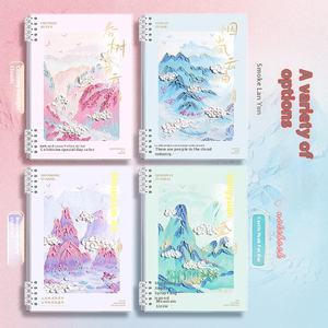 Cuaderno <span class=keywords><strong>de</strong></span> hojas sueltas con pintura al óleo <span class=keywords><strong>de</strong></span> paisaje B5, cubierta <span class=keywords><strong>de</strong></span> PP impresa <span class=keywords><strong>de</strong></span> alto valor, libro <span class=keywords><strong>de</strong></span> estudiante versátil y diario para uso escolar - Product Image 2